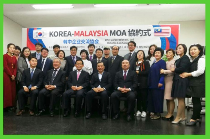 DXN Malaysia and Korea Sino signed Memorandum of Agreement to work hand-in-hand in beauty and cosmetics industry
