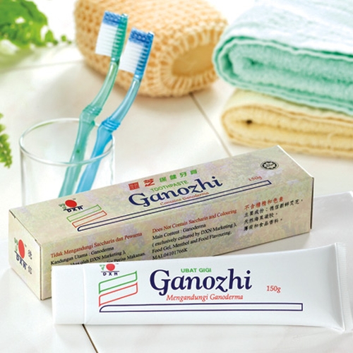 Ganoderma toothpaste rebalances mouth PH by reducing saliva-acidity.